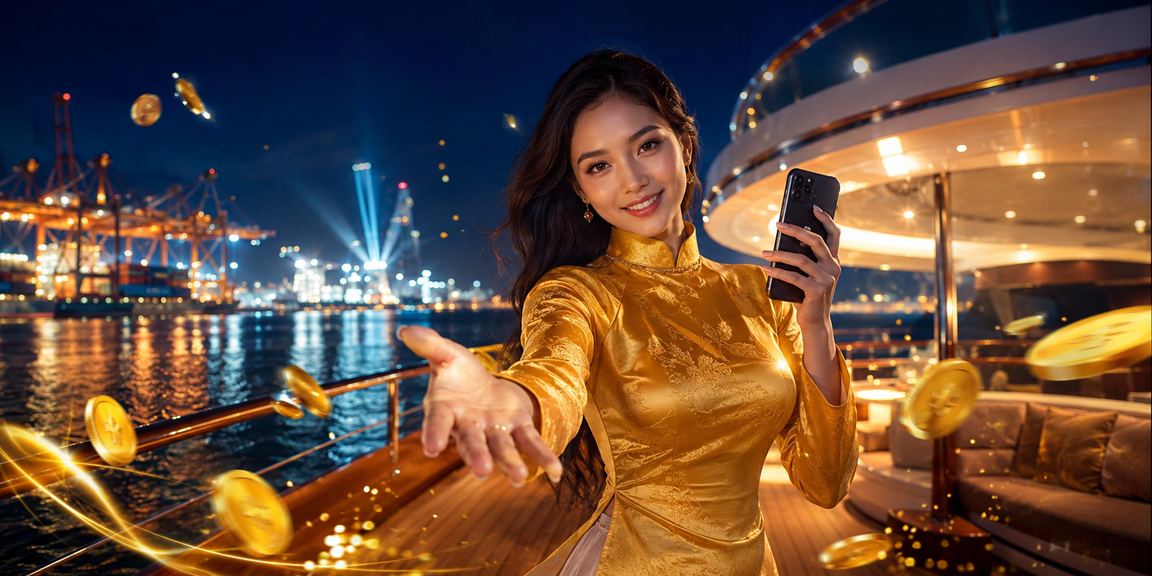 Người phụ nữ Hải Phòng mặc áo dài chơi live casino trên điện thoại di động buổi tối
