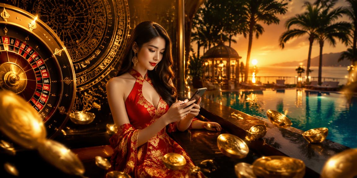 Không khí lễ hội Nha Trang với bàn roulette sôi động và người chơi tập trung theo dõi kết quả